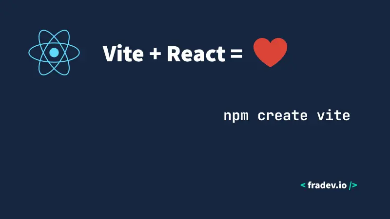 Create a React project with Vite